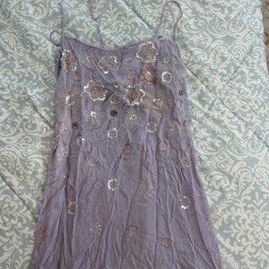 Free People Purple Mini Dress